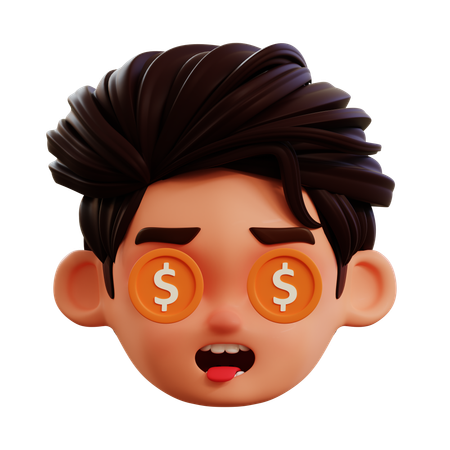 Emoji de dólar  3D Icon