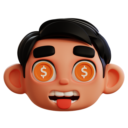 Emoji de dólar  3D Icon