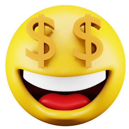 Emoji de dólar  3D Icon