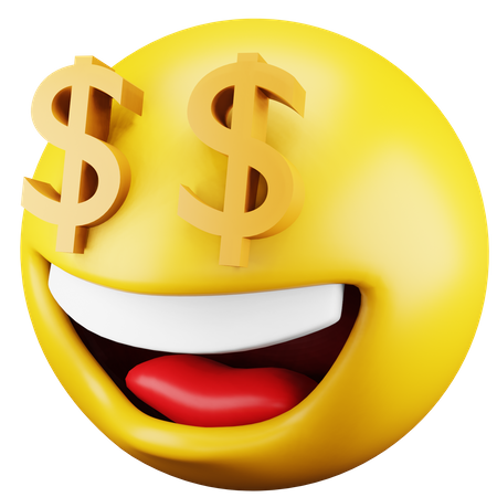 Emoji de dólar  3D Icon