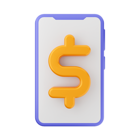 Dolar en linea  3D Icon