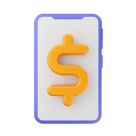 Dolar en linea  3D Icon