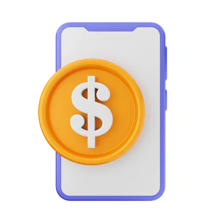 Dolar en linea  3D Icon