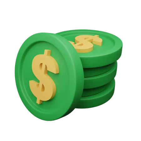 Dólar estadounidense  3D Icon