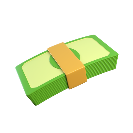 Pacote de dólar dobrado  3D Icon