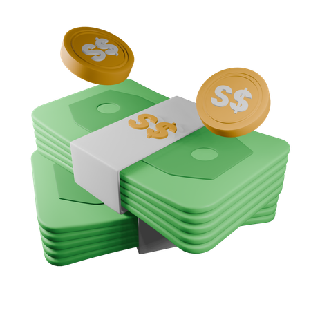 Dólar de Singapura  3D Icon