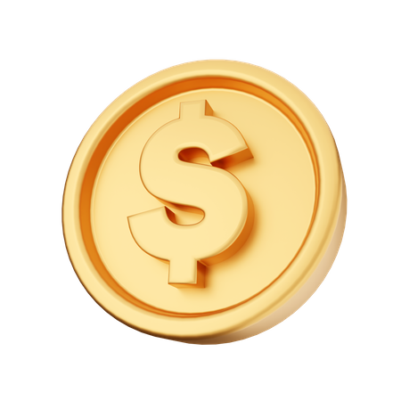 Dólar americano  3D Icon