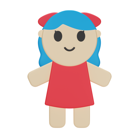 Doll  3D Icon