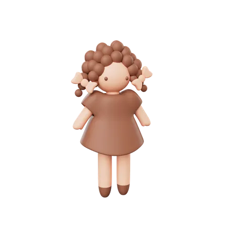 Doll  3D Icon