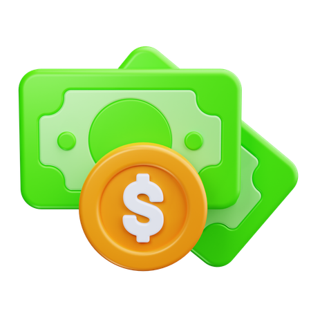 Dollar  3D Icon