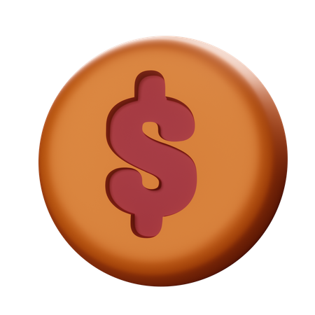 Dollar  3D Icon