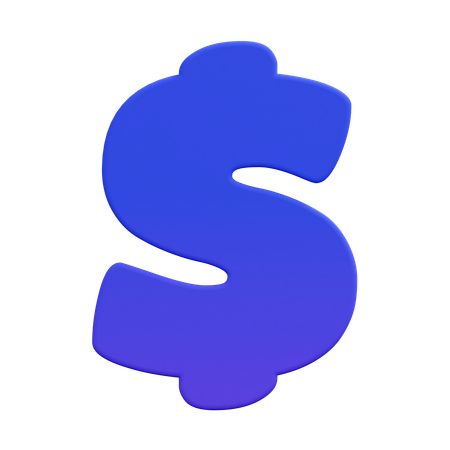 ドル  3D Icon