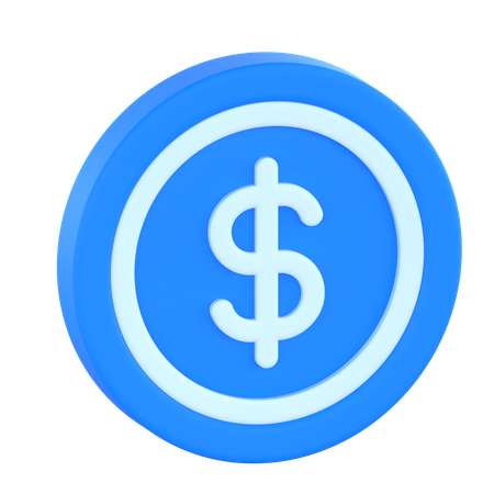 Dollar  3D Icon