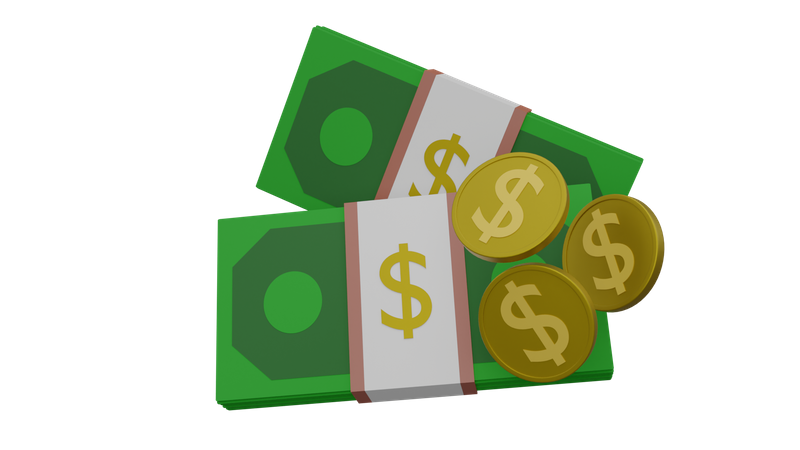 Dollar  3D Icon