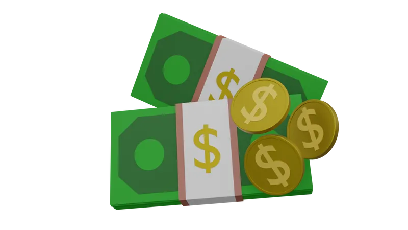 Dollar  3D Icon