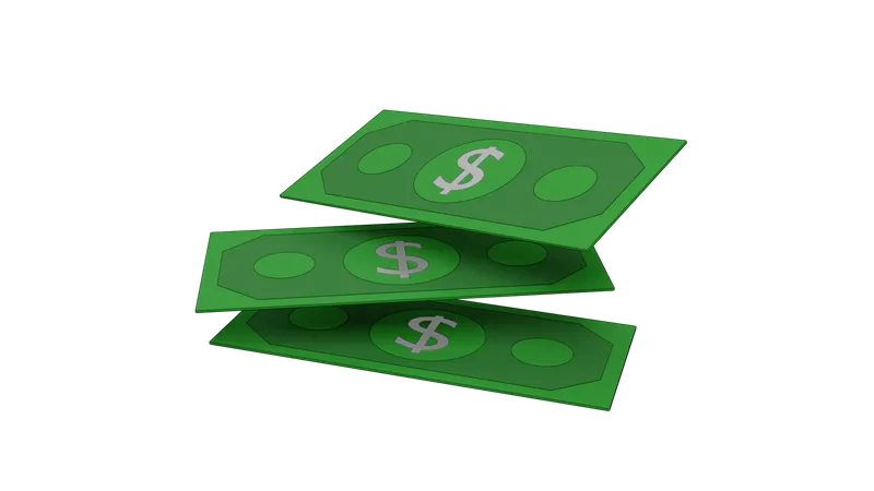 Dollar  3D Icon