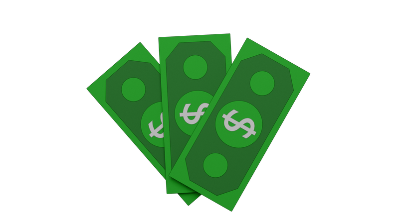 Dollar  3D Icon