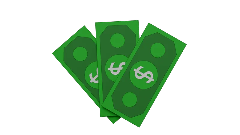 Dollar  3D Icon