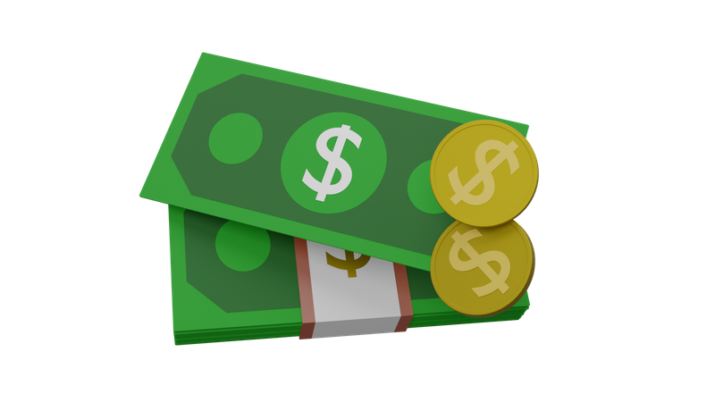 Dollar  3D Icon