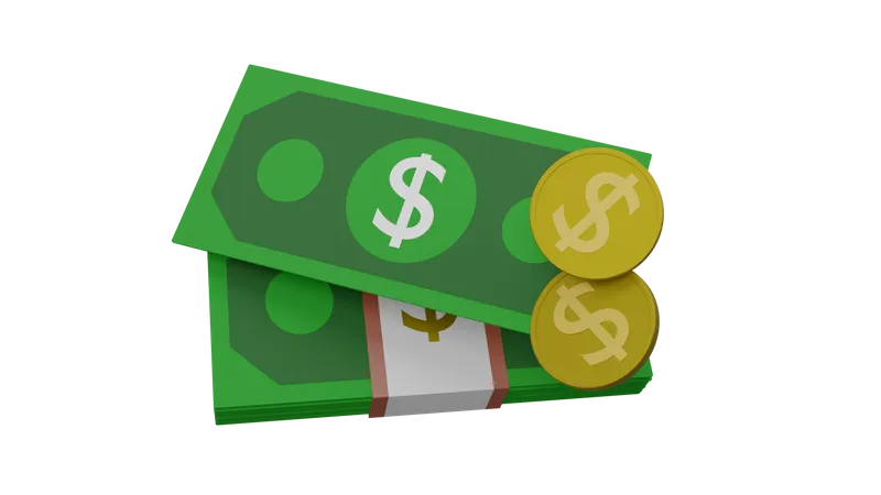 Dollar  3D Icon