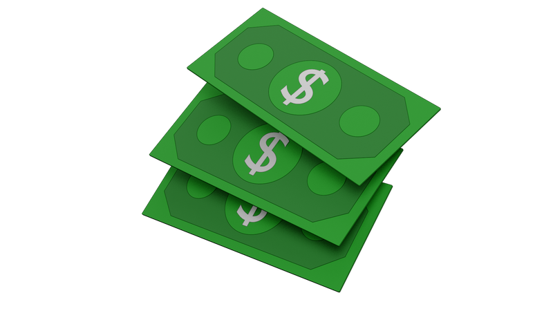 Dollar  3D Icon