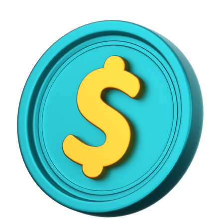 Dollar  3D Icon