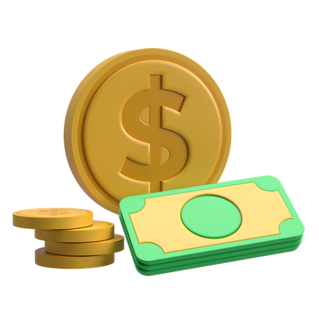 Dollar  3D Icon