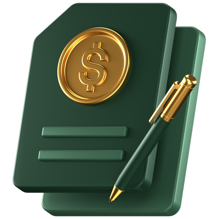 Dollar  3D Icon