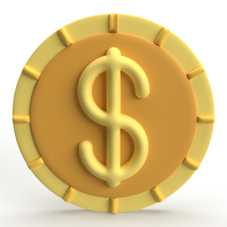 Dollar  3D Icon