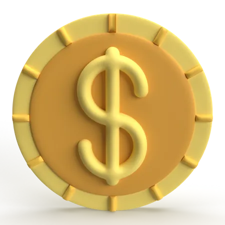 Dollar  3D Icon