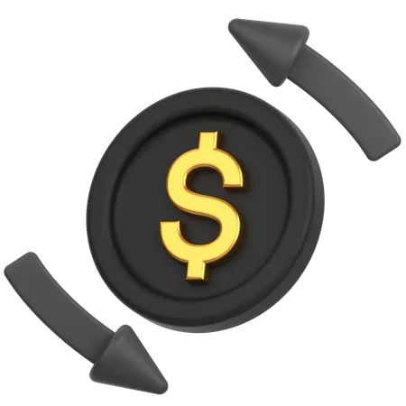 Dollar  3D Icon