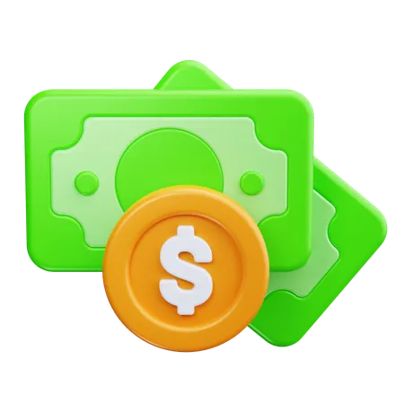 Dollar  3D Icon