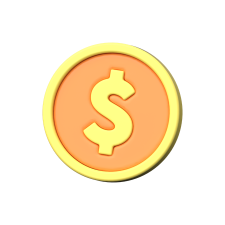 Dollar  3D Icon