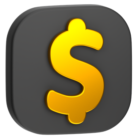 Dollar  3D Icon