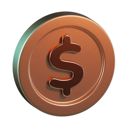 Dollar  3D Icon