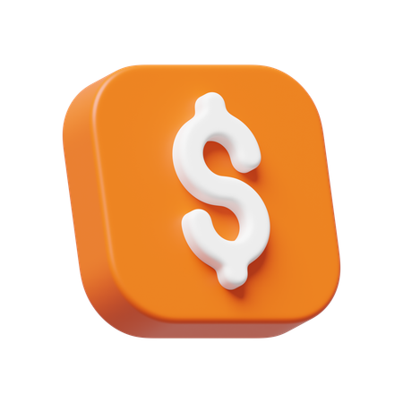 Dollar  3D Icon