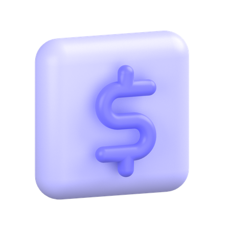 Dollar  3D Icon