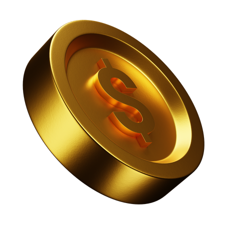 Dollar  3D Icon