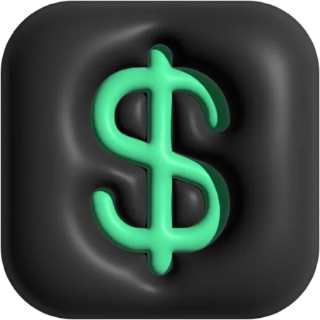 Dollar  3D Icon