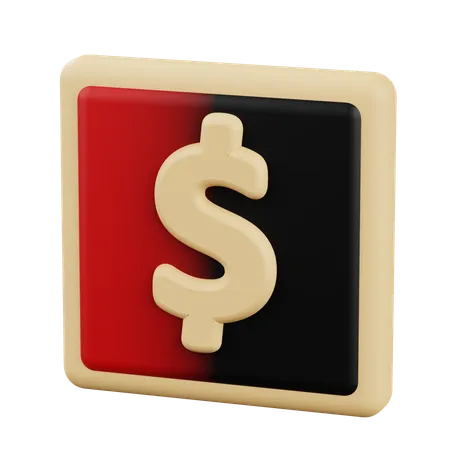 Dollar  3D Icon