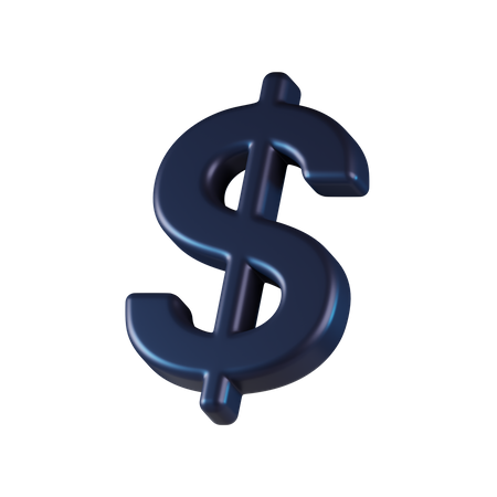 Dollar  3D Icon