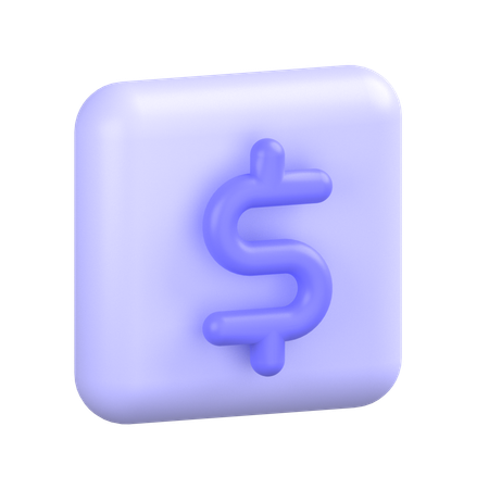 Dollar  3D Icon