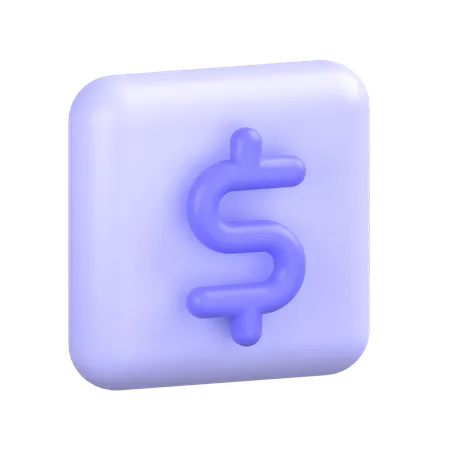 Dollar  3D Icon