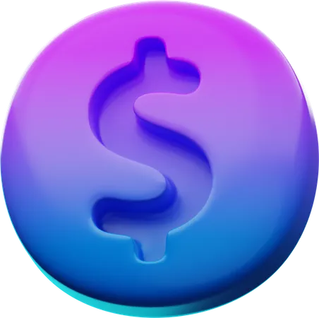 Dollar  3D Icon