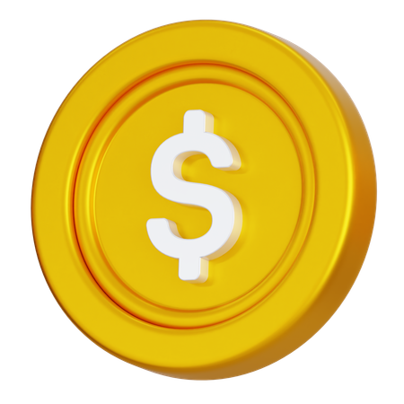 Dollar  3D Icon
