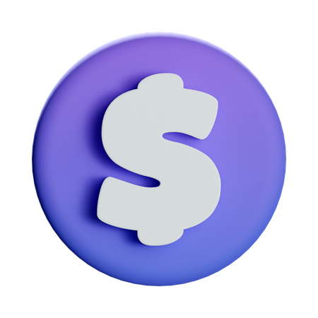 Dollar  3D Icon