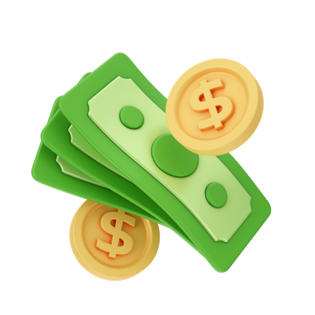 Dollar  3D Icon