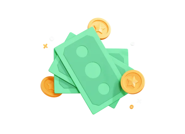 Dollar  3D Illustration