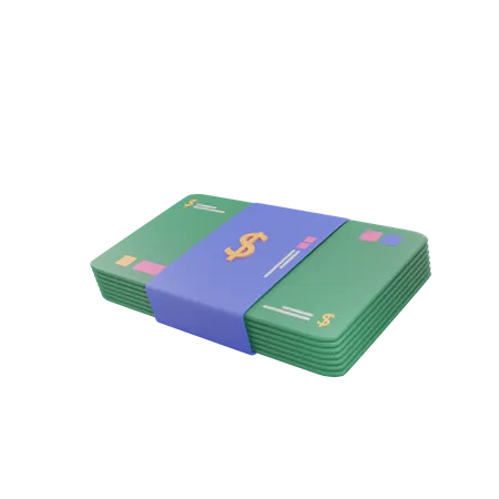 3 D Illustration Of Dollar Cash 3D Illustration