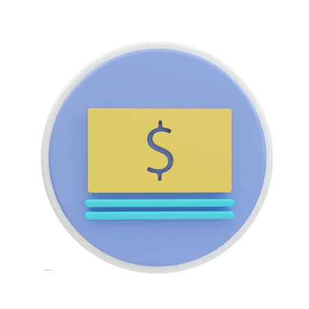 Financial 3 D Icon 3D Icon